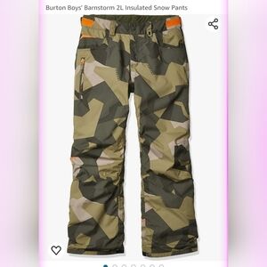 Burton Boys Barnstorm 2L Insulated Snow Pants